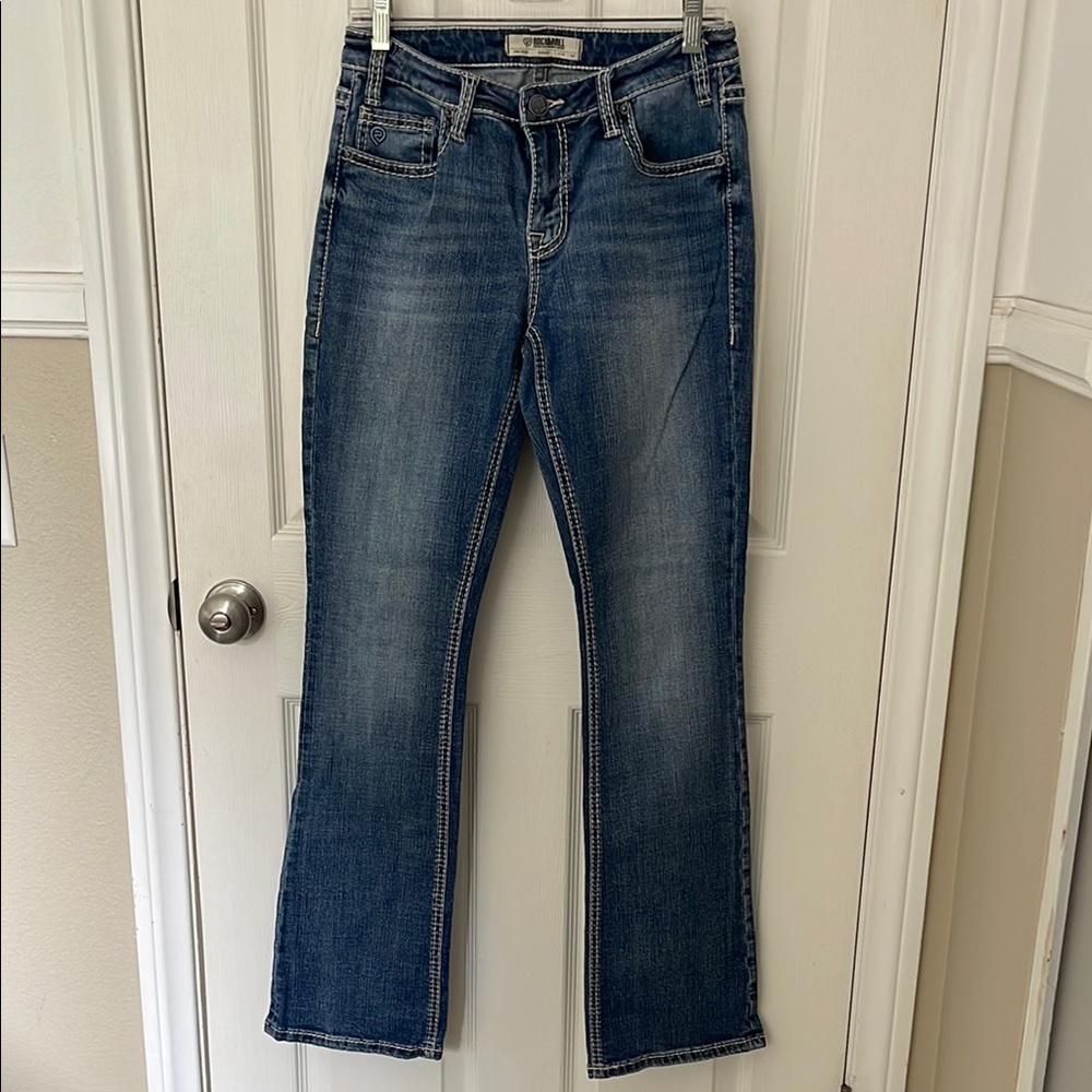 Rock & Roll Denim Mid Rise Riding Jeans